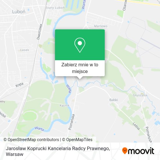 Mapa Jarosław Koprucki Kancelaria Radcy Prawnego