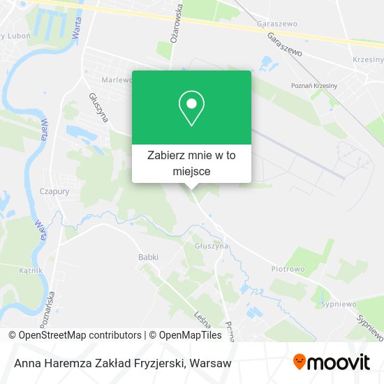 Mapa Anna Haremza Zakład Fryzjerski