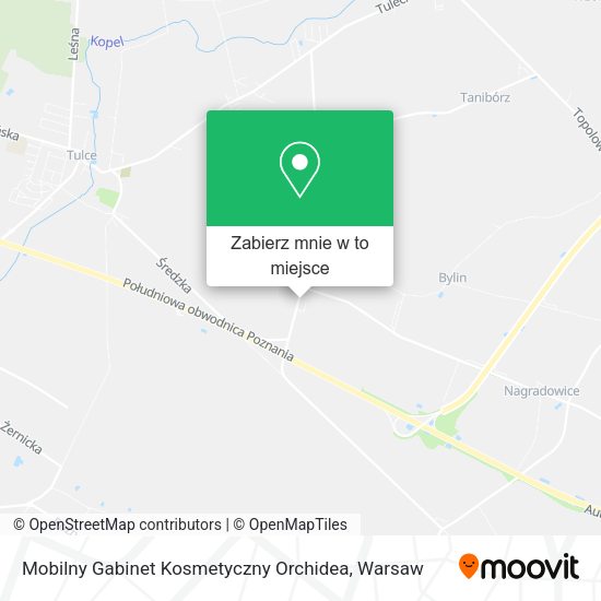 Mapa Mobilny Gabinet Kosmetyczny Orchidea