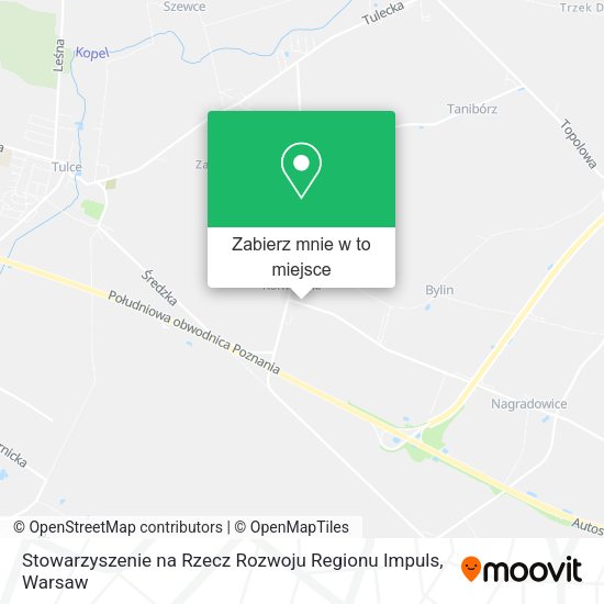 Mapa Stowarzyszenie na Rzecz Rozwoju Regionu Impuls