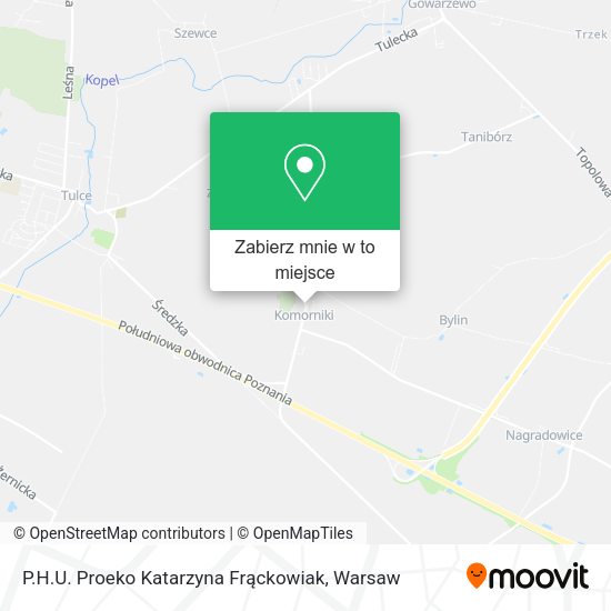 Mapa P.H.U. Proeko Katarzyna Frąckowiak