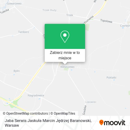 Mapa Jaba Serwis Jaskuła Marcin Jędrzej Baranowski