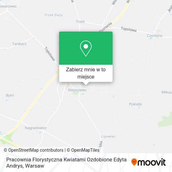 Mapa Pracownia Florystyczna Kwiatami Ozdobione Edyta Andrys