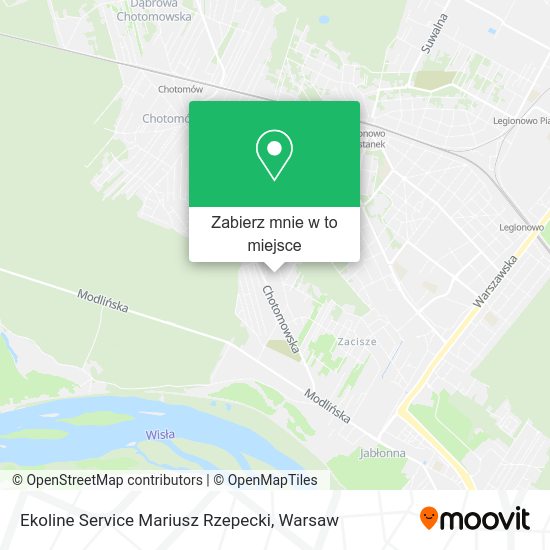 Mapa Ekoline Service Mariusz Rzepecki