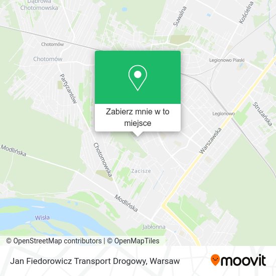 Mapa Jan Fiedorowicz Transport Drogowy