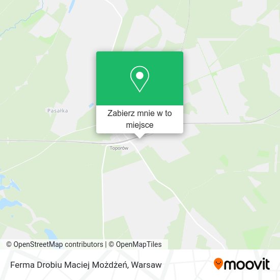 Mapa Ferma Drobiu Maciej Możdżeń