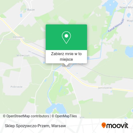 Mapa Sklep Spozywczo-Przem