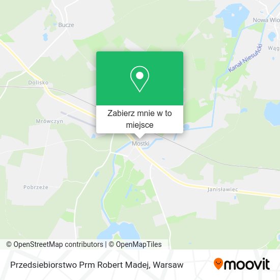 Mapa Przedsiebiorstwo Prm Robert Madej