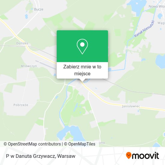 Mapa P w Danuta Grzywacz