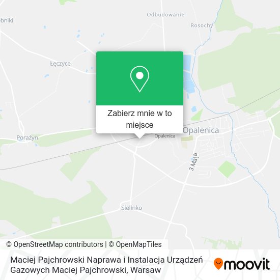 Mapa Maciej Pajchrowski Naprawa i Instalacja Urządzeń Gazowych Maciej Pajchrowski