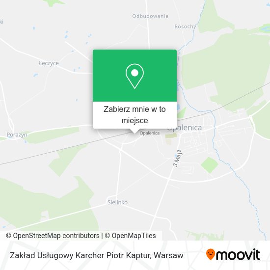 Mapa Zakład Usługowy Karcher Piotr Kaptur