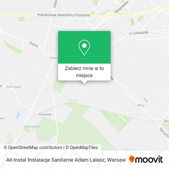 Mapa All-Instal Instalacje Sanitarne Adam Lalasz