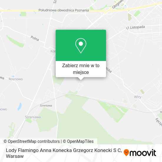 Mapa Lody Flamingo Anna Konecka Grzegorz Konecki S C