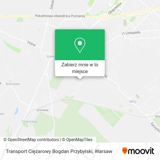 Mapa Transport Ciężarowy Bogdan Przybylski