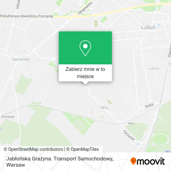 Mapa Jabłońska Grażyna. Transport Samochodowy