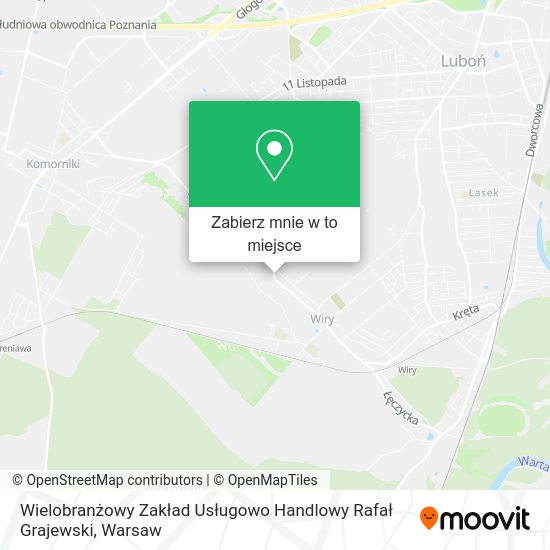 Mapa Wielobranżowy Zakład Usługowo Handlowy Rafał Grajewski