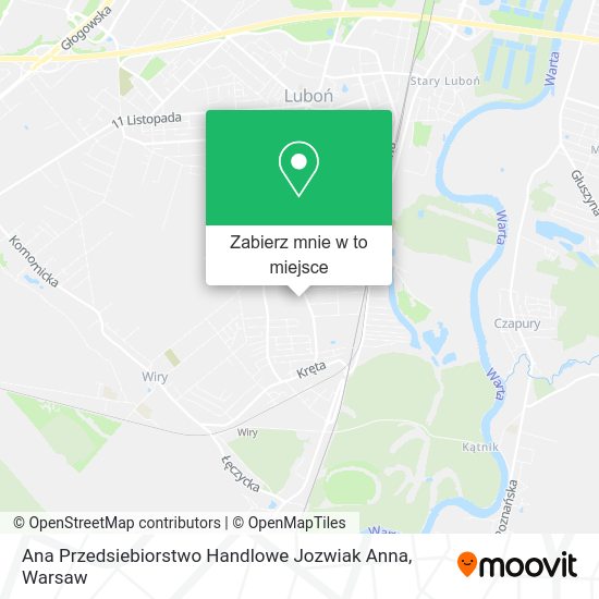 Mapa Ana Przedsiebiorstwo Handlowe Jozwiak Anna