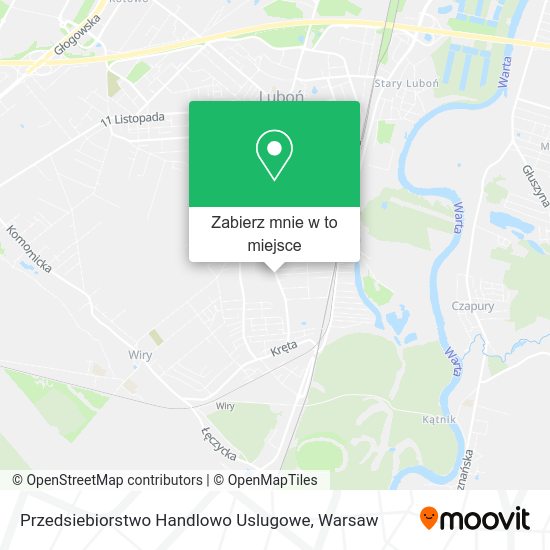 Mapa Przedsiebiorstwo Handlowo Uslugowe