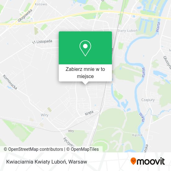 Mapa Kwiaciarnia Kwiaty Luboń