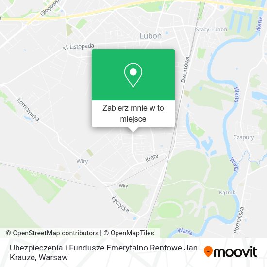 Mapa Ubezpieczenia i Fundusze Emerytalno Rentowe Jan Krauze