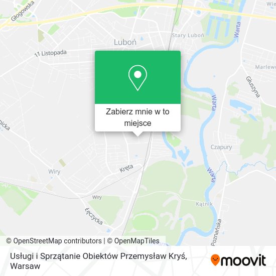 Mapa Usługi i Sprzątanie Obiektów Przemysław Kryś