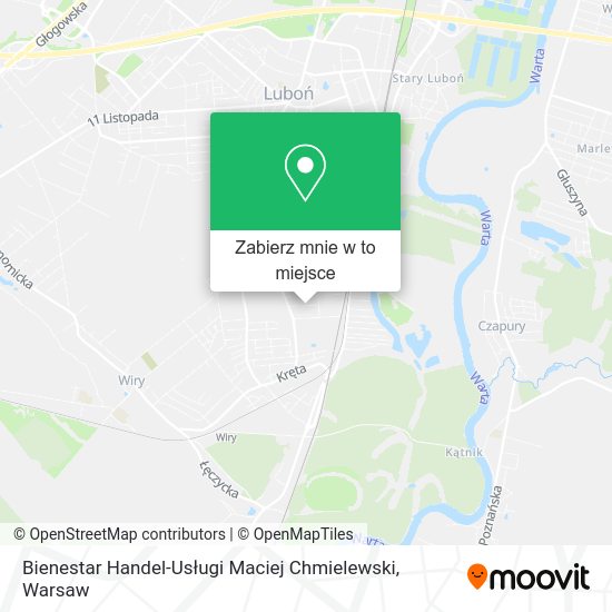 Mapa Bienestar Handel-Usługi Maciej Chmielewski