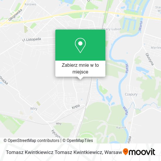 Mapa Tomasz Kwintkiewicz Tomasz Kwintkiewicz