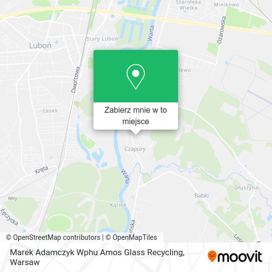 Mapa Marek Adamczyk Wphu Amos Glass Recycling