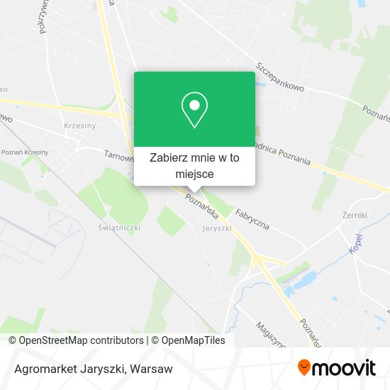 Mapa Agromarket Jaryszki