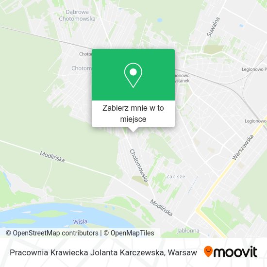 Mapa Pracownia Krawiecka Jolanta Karczewska