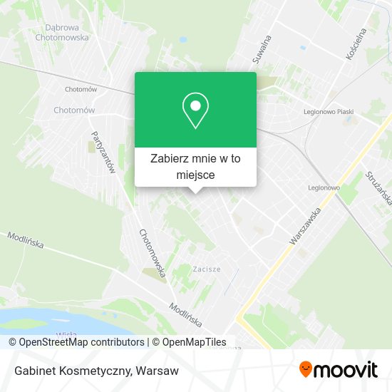 Mapa Gabinet Kosmetyczny