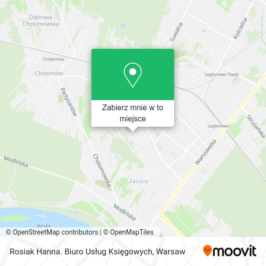 Mapa Rosiak Hanna. Biuro Usług Księgowych