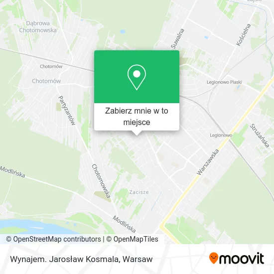 Mapa Wynajem. Jarosław Kosmala