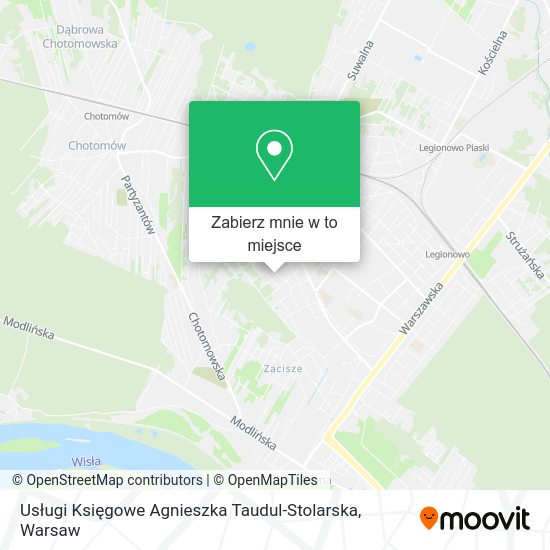 Mapa Usługi Księgowe Agnieszka Taudul-Stolarska