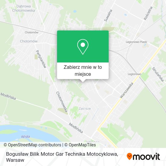 Mapa Bogusław Bilik Motor Gar Technika Motocyklowa