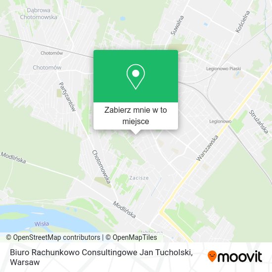 Mapa Biuro Rachunkowo Consultingowe Jan Tucholski