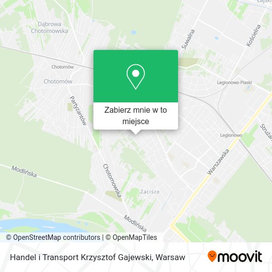 Mapa Handel i Transport Krzysztof Gajewski