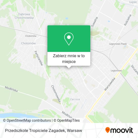 Mapa Przedszkole Tropiciele Zagadek