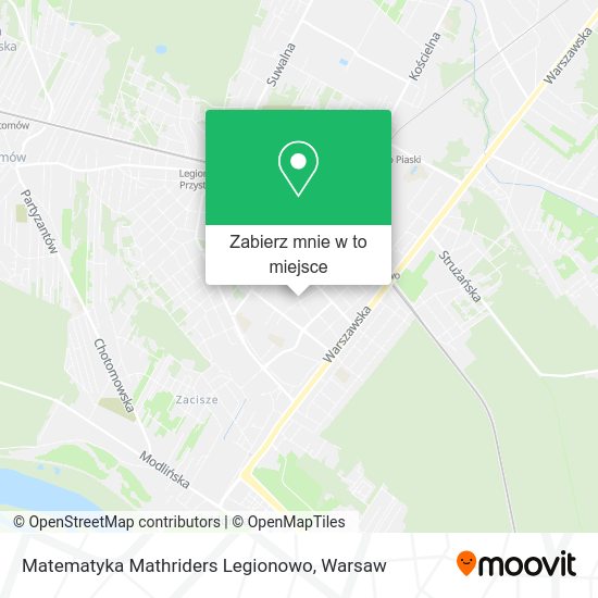 Mapa Matematyka Mathriders Legionowo