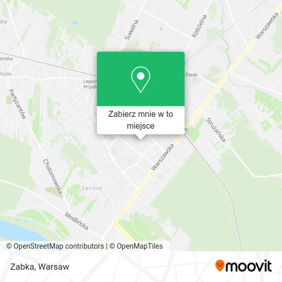 Mapa Zabka