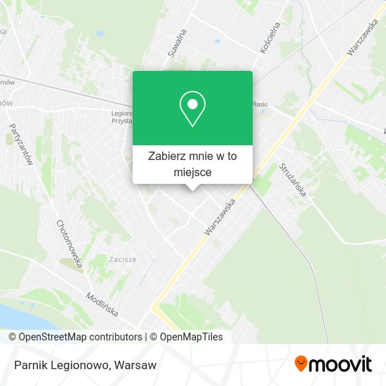 Mapa Parnik Legionowo