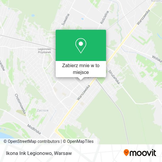 Mapa Ikona Ink Legionowo