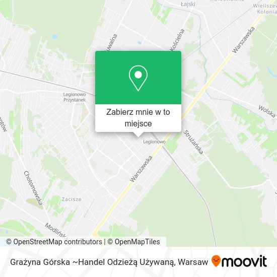 Mapa Grażyna Górska ~Handel Odzieżą Używaną