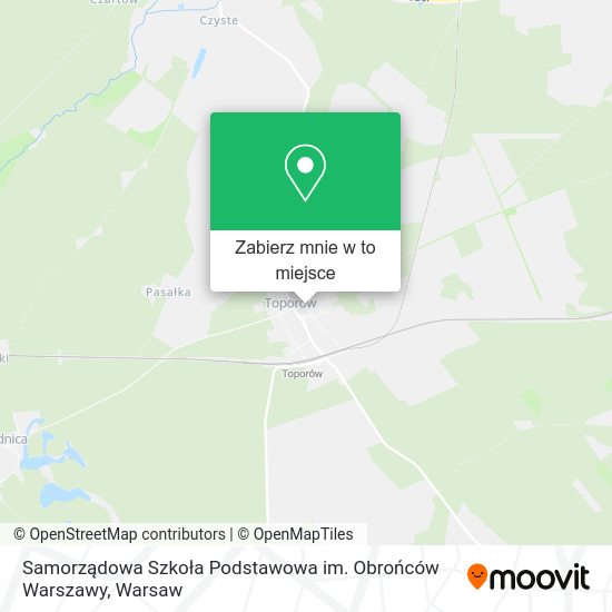 Mapa Samorządowa Szkoła Podstawowa im. Obrońców Warszawy