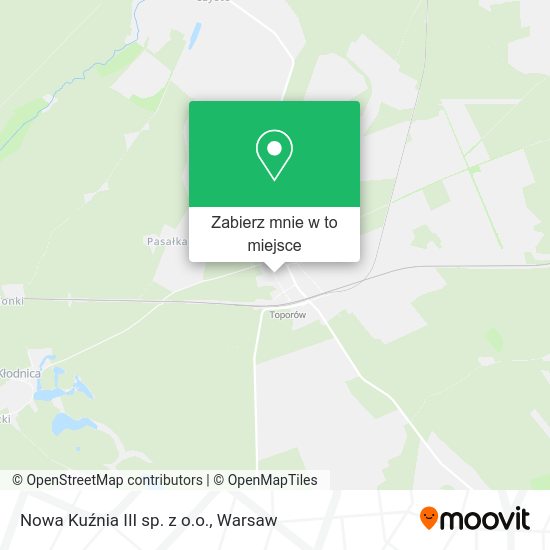 Mapa Nowa Kuźnia III sp. z o.o.