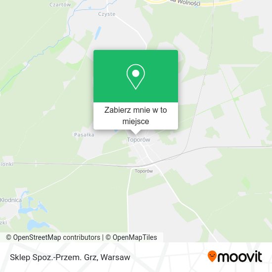 Mapa Sklep Spoz.-Przem. Grz