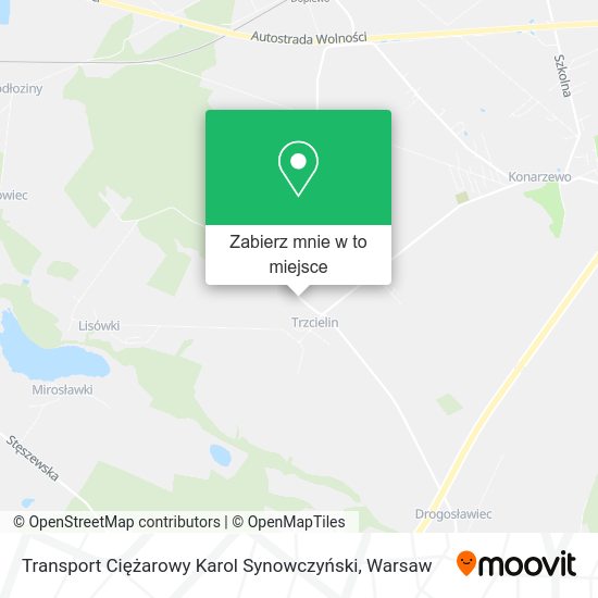 Mapa Transport Ciężarowy Karol Synowczyński