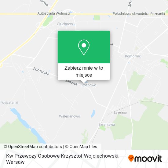 Mapa Kw Przewozy Osobowe Krzysztof Wojciechowski