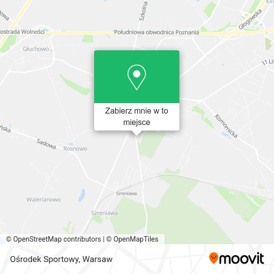 Mapa Ośrodek Sportowy