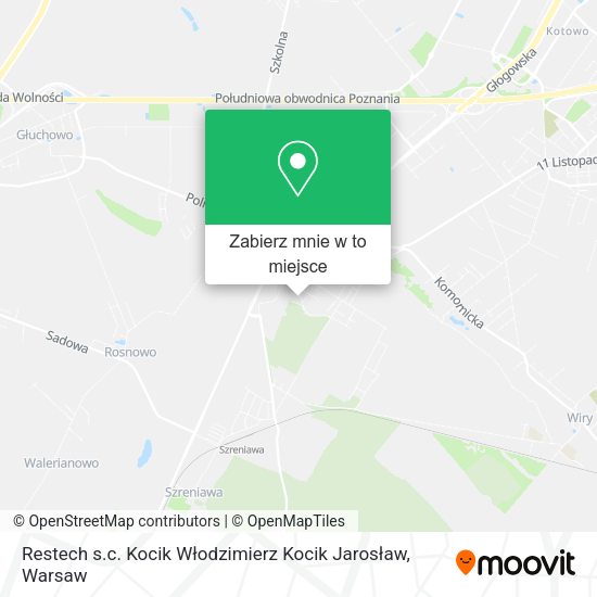 Mapa Restech s.c. Kocik Włodzimierz Kocik Jarosław